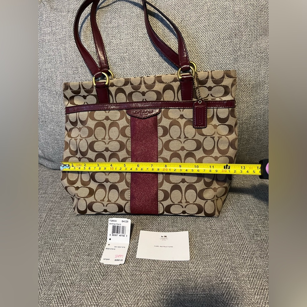 Vintage y2k coach tote bag F28504